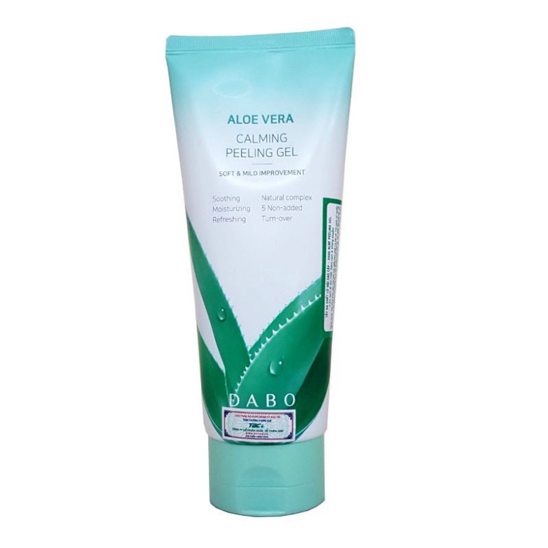 [ HÀNG CHÍNH HÃNG] Tẩy Da Chết Lô Hội Trắng Da, Mờ Thâm Xạm DABO ALOE PEELING GEL Cao Cấp Hàn Quốc 180ML