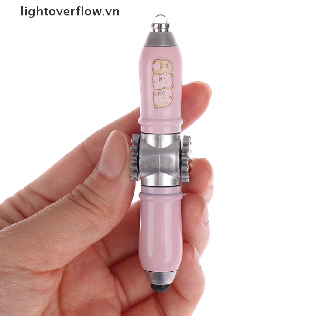 Bút Bi Xoay Có Đèn LED Phát Sáng Độc Đáo