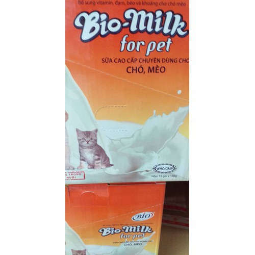 Bio milk sữa cho chó mèo mới sinh