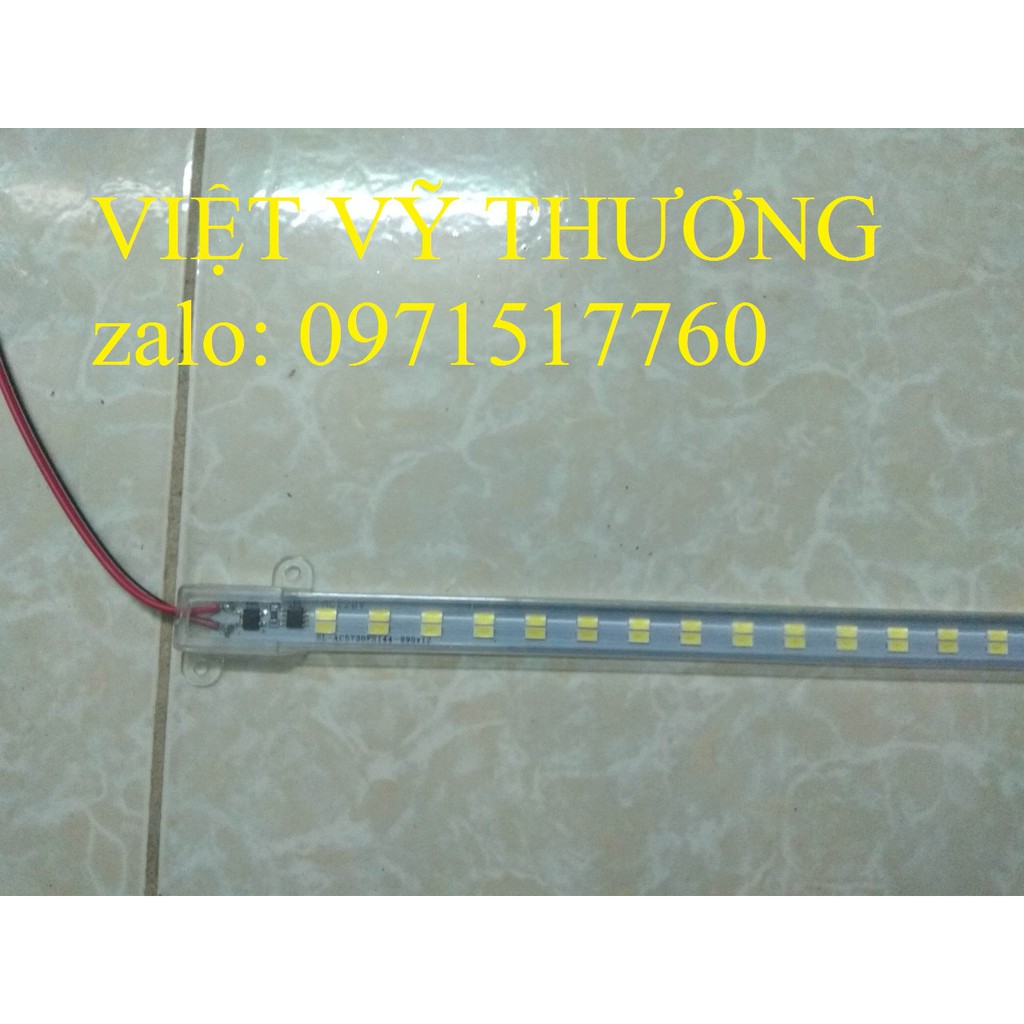 Đèn Led thanh 5730 220V vàng ấm,Trắng loại 2 hàng kép 1m 144 led