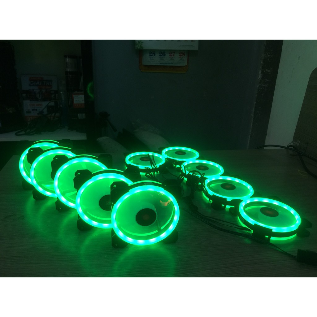 COMBO 5FAN LED RGB COOLMOON V2