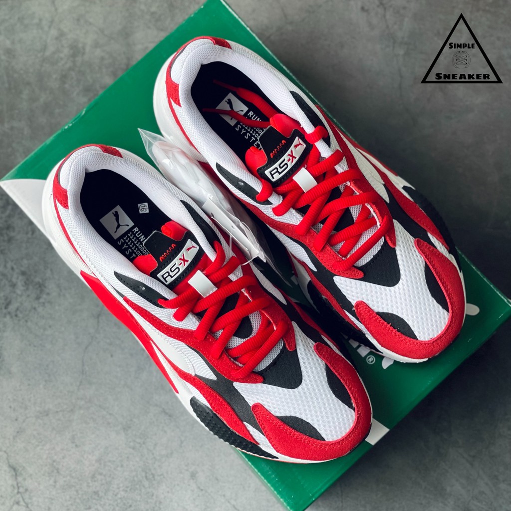 Giày Puma Nam Chính Hãng FREESHIP Puma RS-X3 Super Red Chuẩn Auth - Giày Sneaker Thể Thao Nam - Simple Sneaker