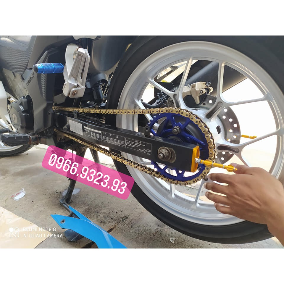 Sên Vàng Phốt Cao Su DID 428VIX SEALED CHAIN GOLD T-ring 136L Chính Hãng DID Thailand