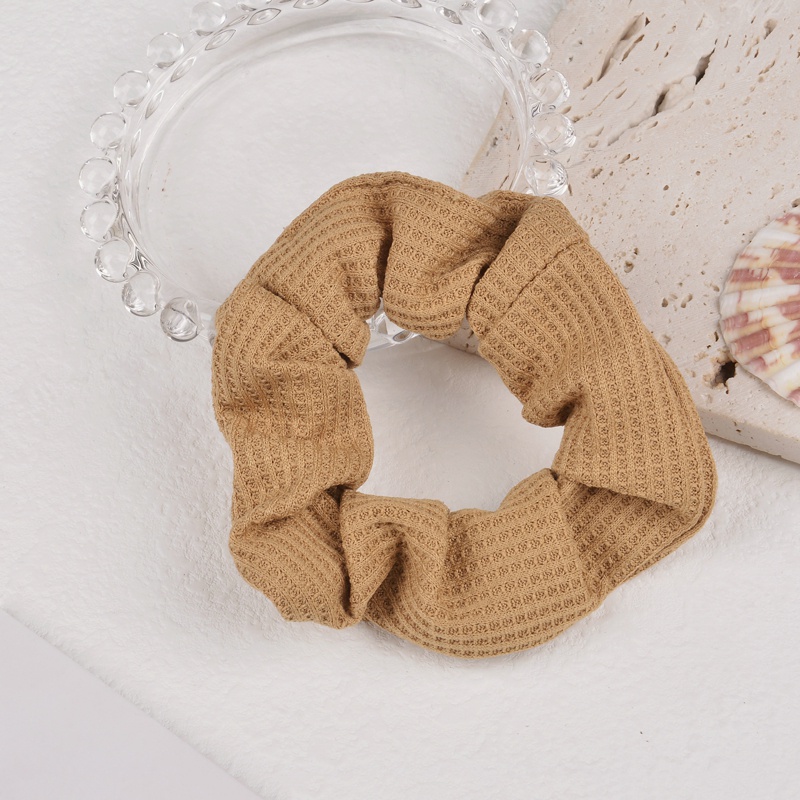 Dây Buộc Tóc Scrunchies Màu Sắc Trơn Thời Trang Xinh Xắn Cho Nữ
