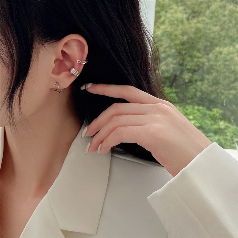 3 Khuyên kẹp tai không cần xỏ lỗ dành cho nữ