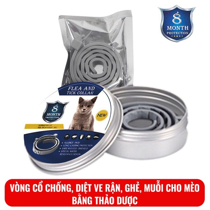 [ Bán Sỉ ] Vòng cổ chống và diệt ve rận, muỗi cho mèo bằng thảo dược