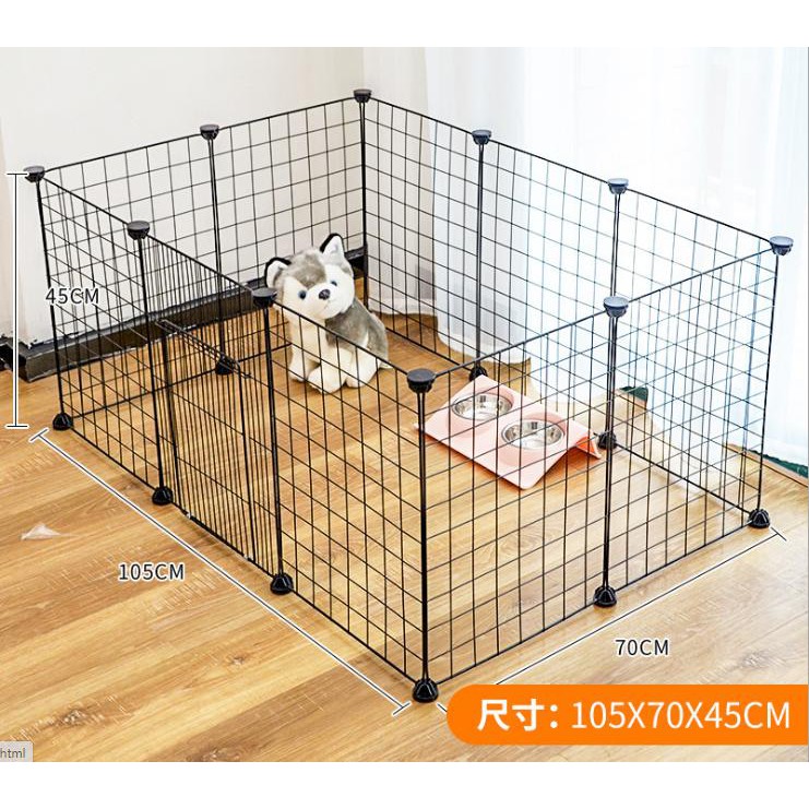 Bộ Chuồng Quây Thú Cưng 16 Tấm Ghép