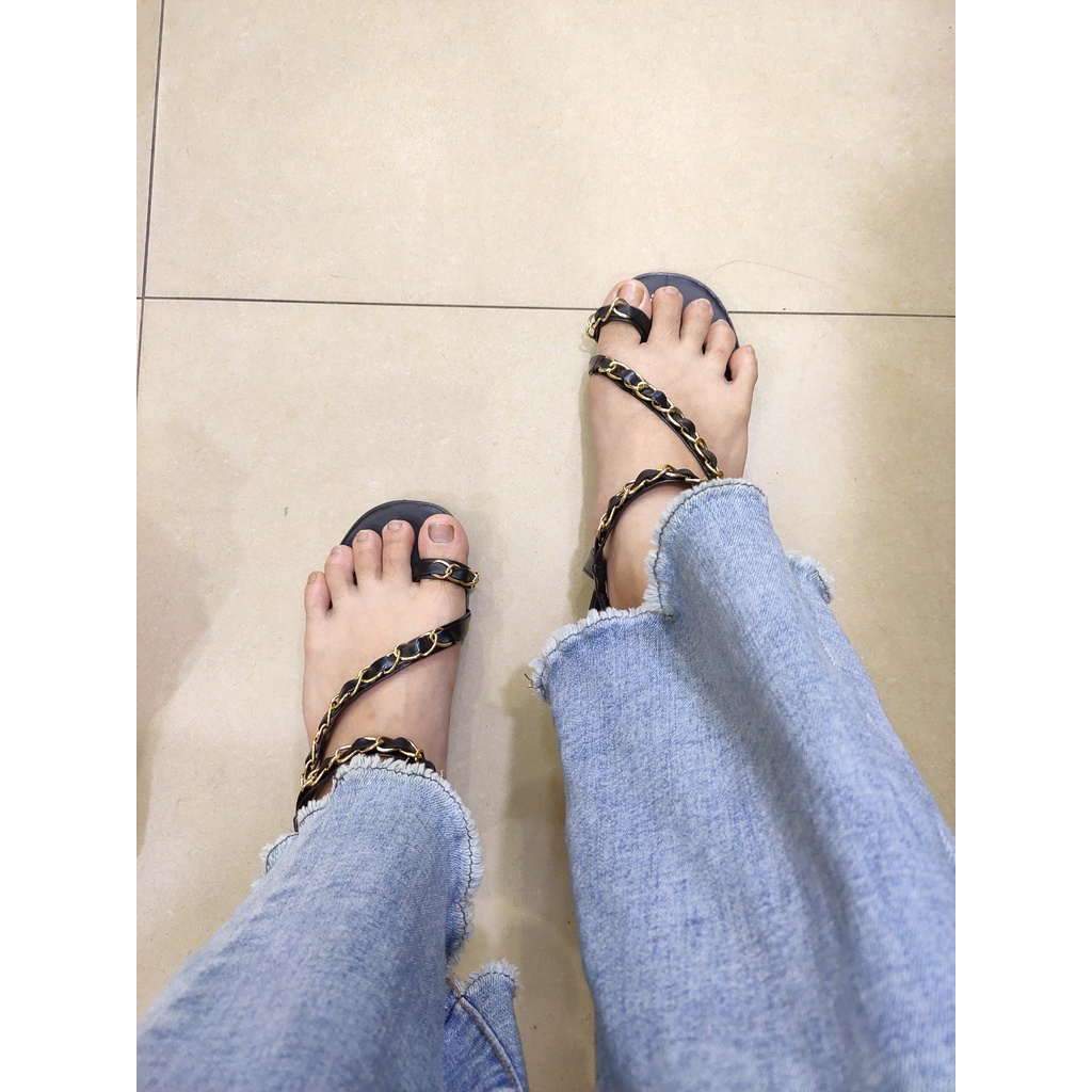 SIÊU SIÊU HOT SANDAL NỮ 2 PHÂN XỎ NGÓN DÂY CHÉO SIÊU XINH SIÊU COOL NAHI NGOCHIEU1111