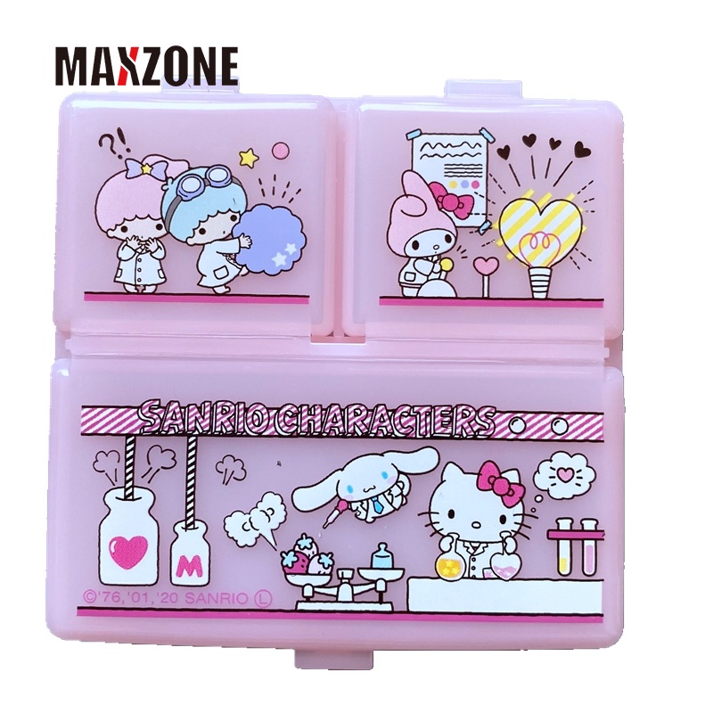 Hộp Đựng Đồ Trang Sức Để Bàn Hình Sanrio Hello Kitty My Melody 18Cm