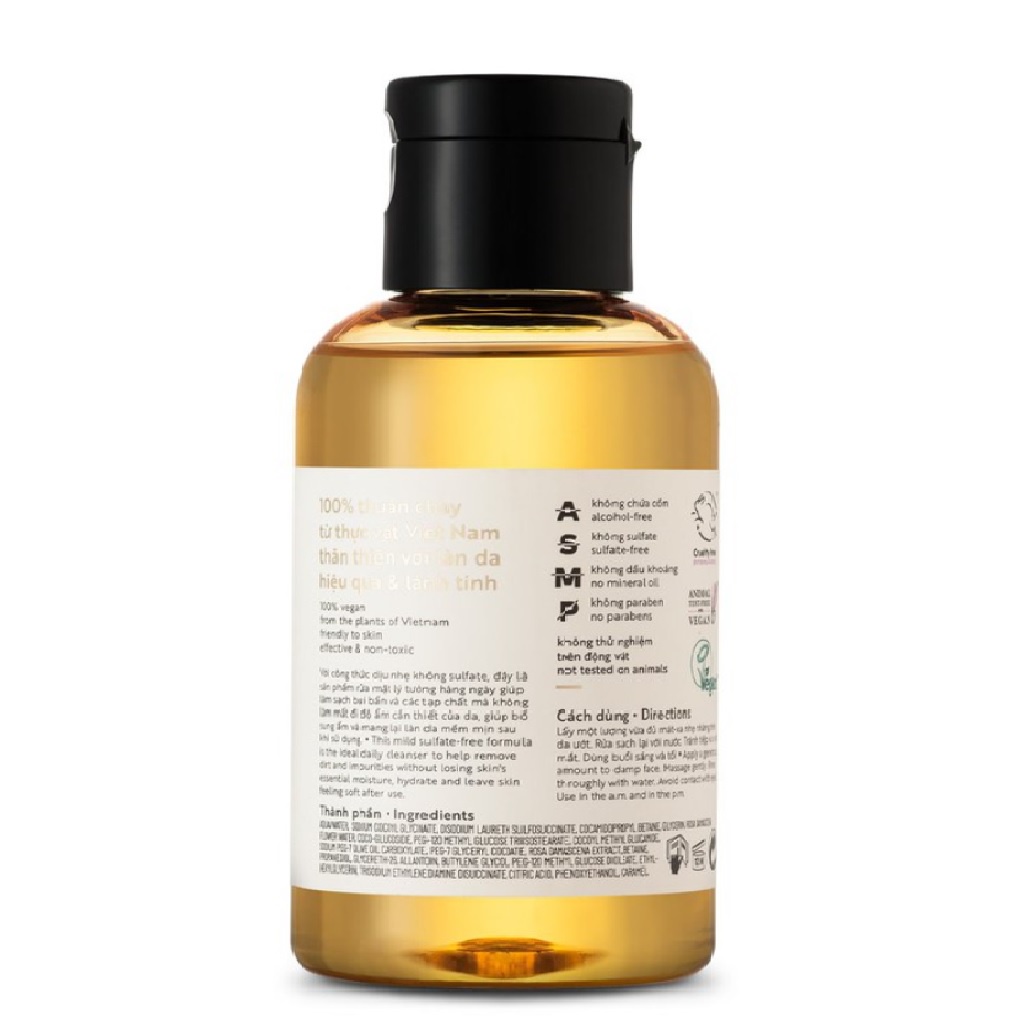 Gel Rửa Mặt Hoa Hồng Cocoon 140ml