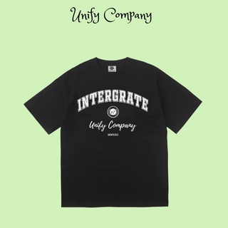 Áo Thun Unisex Unify Intergrate Đen 100% Cotton - Local Brand