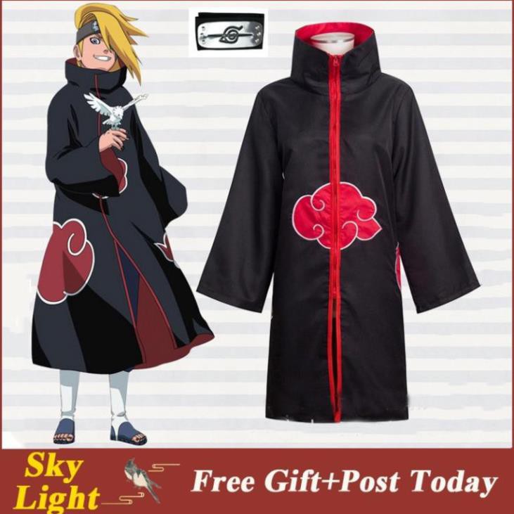 BÁN CHẠY -  Áo choàng hóa thân Naruto Akatsuki dịp halloween  / gia tốt nhất