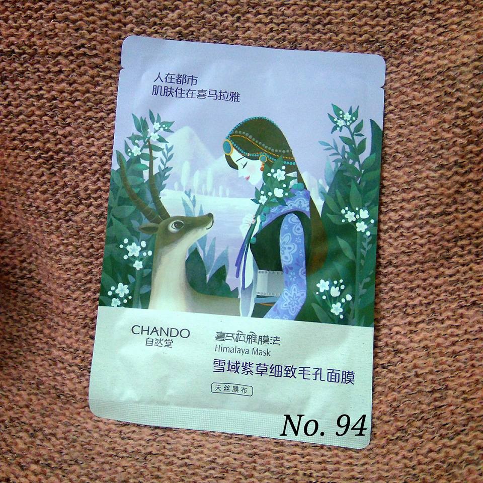 Mặt nạ Chando cỏ tuyết
