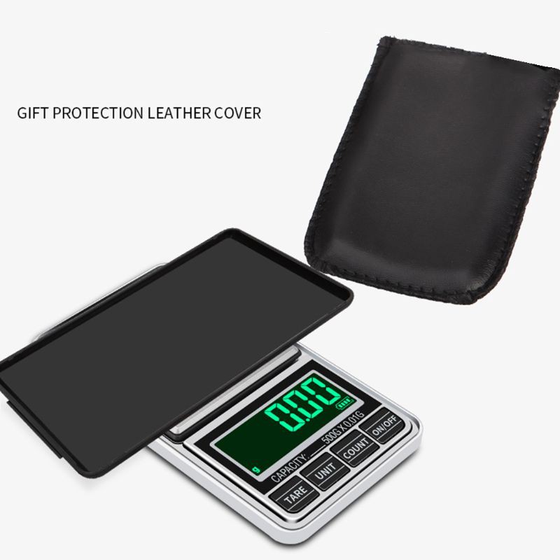 Cân Điện Tử Mini Bỏ Túi 500g / 0.01g Sử Dụng Tiện Lợi