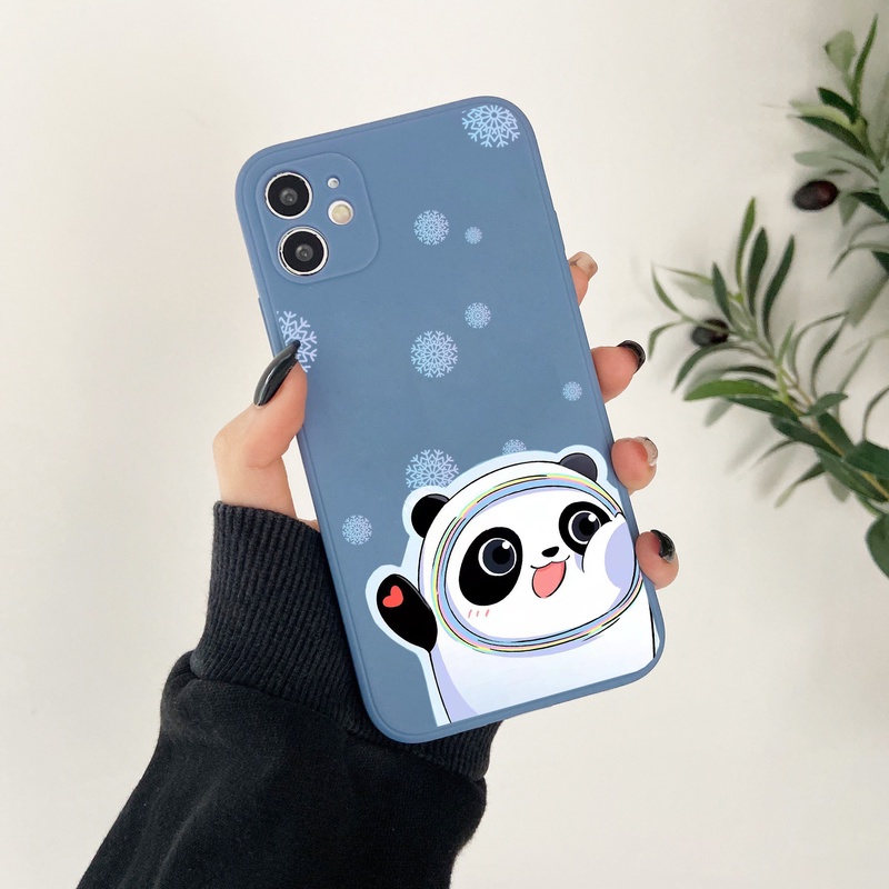 Ốp Điện Thoại Silicon Dẻo Mềm Chống Sốc Hình Hai Chú Mèo Dễ Thương Cho Realme 8 7 6 Pro 4G 5G