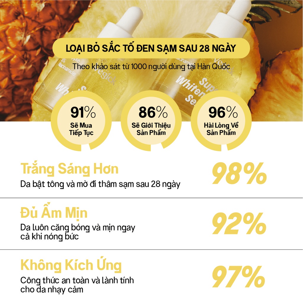 Tinh chất dưỡng da Vegick Super Serum