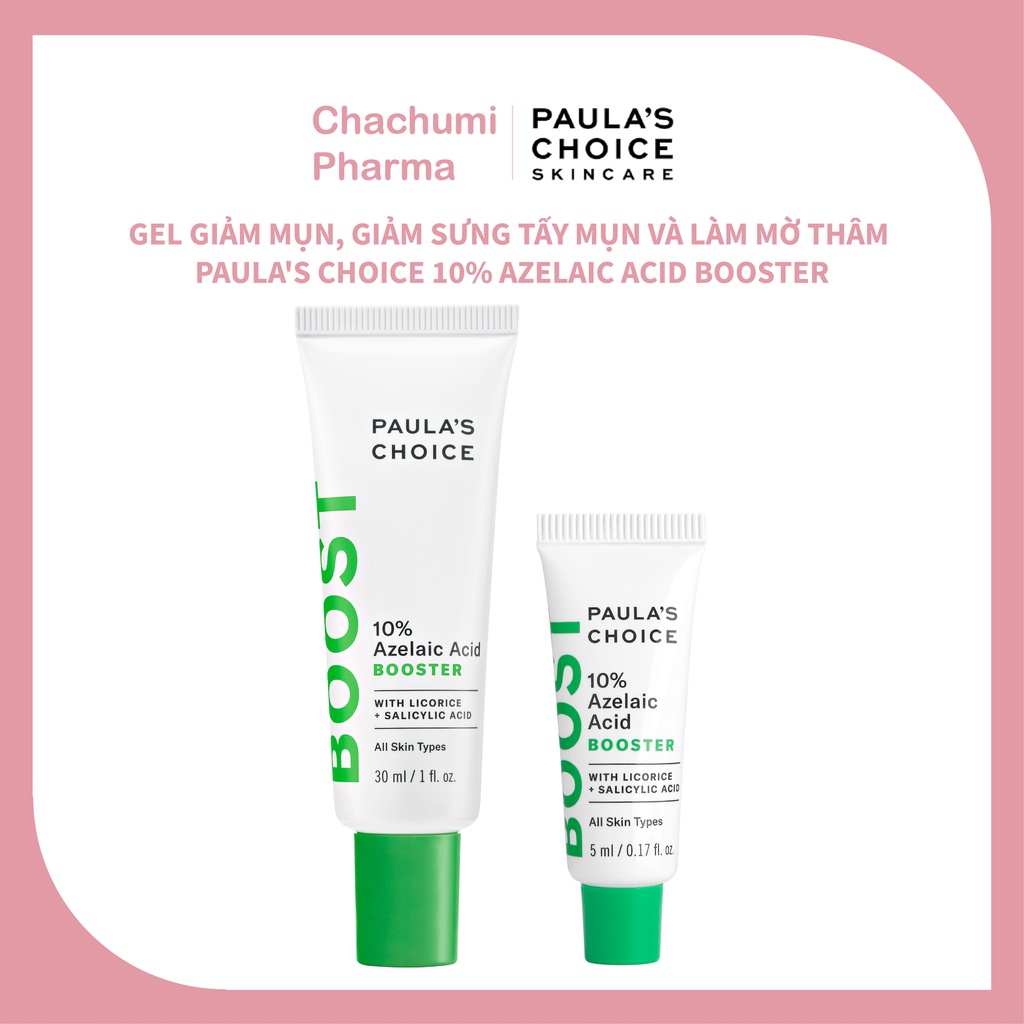 Gel giảm mụn, giảm sưng tấy mụn và làm mờ thâm Paula's Choice 10% Azelaic Acid Booster