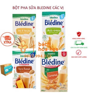 [SB]Bột Pha Sữa Bledine Pháp các vị hộp 400g