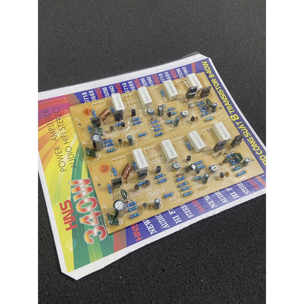 Mạch công suất amply 8 sò giá rẻ