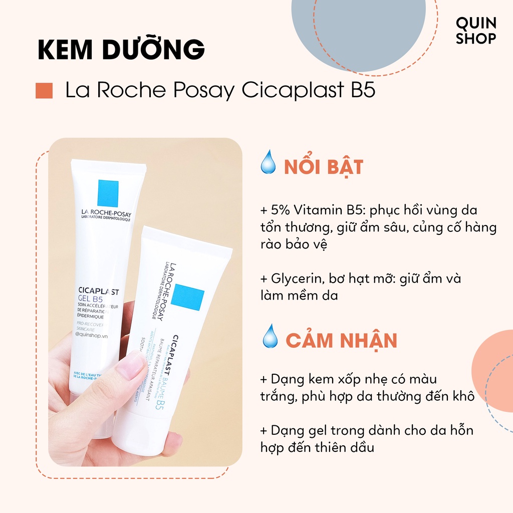 Kem Dưỡng Làm Dịu Da, Giảm Kích Ứng La Roche Posay Cicaplast B5