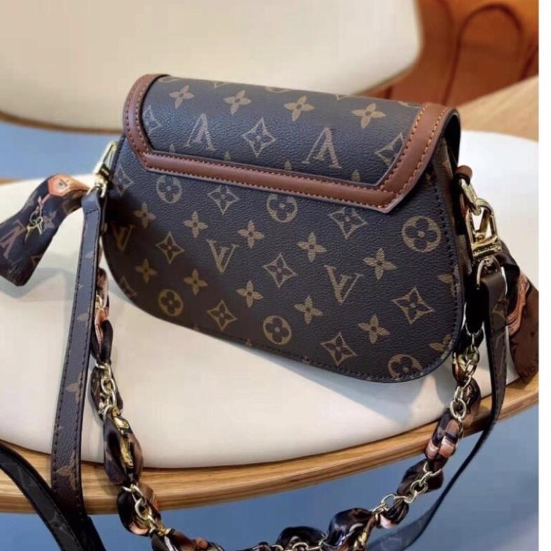 Túi Xách Nữ LV Da Mềm Quai Lụa Cao Cấp -A&ESHOP 768047