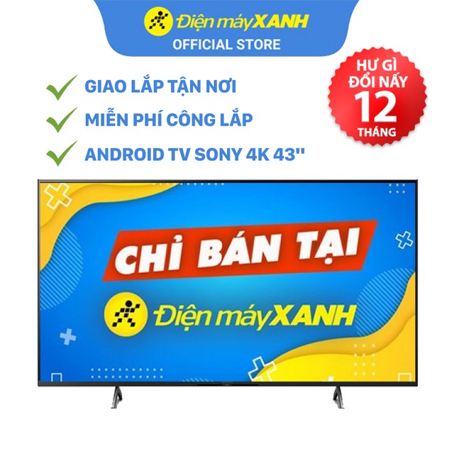 [FREESHIP] Android Tivi Sony 4K 43 inch KD-43X85J | BigBuy360 - bigbuy360.vn