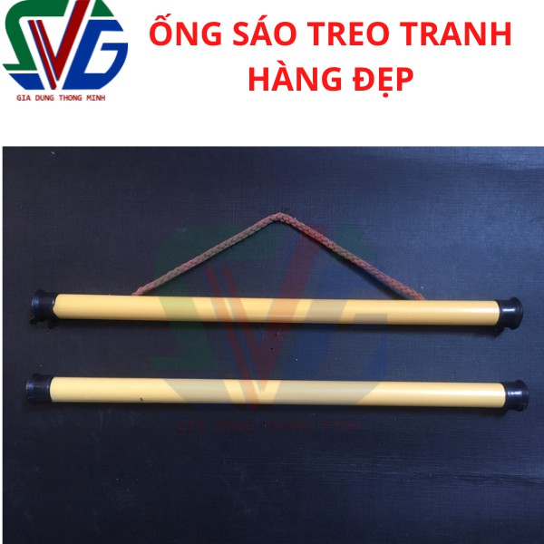 Khung treo ảnh 2 đầu , ống nẹp treo ảnh , ống sáo treo tranh nhựa