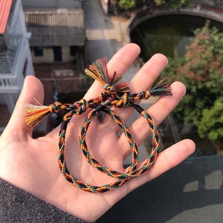 Vòng kumihimo thổ cẩm