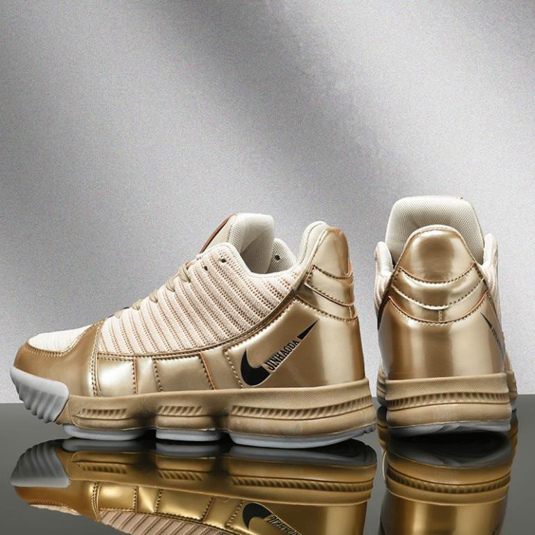 ( Chất lượng ) Golden Basketball Shoes Giày Bóng Rổ NBA Superstar LeBron James High-top shoes Lakers LBJ Soldier * new .