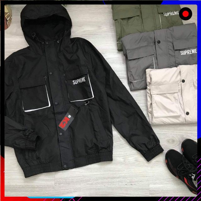 ⚡️Siêu Phẩm⚡️ Áo gió 2 lớp Superme_H9358