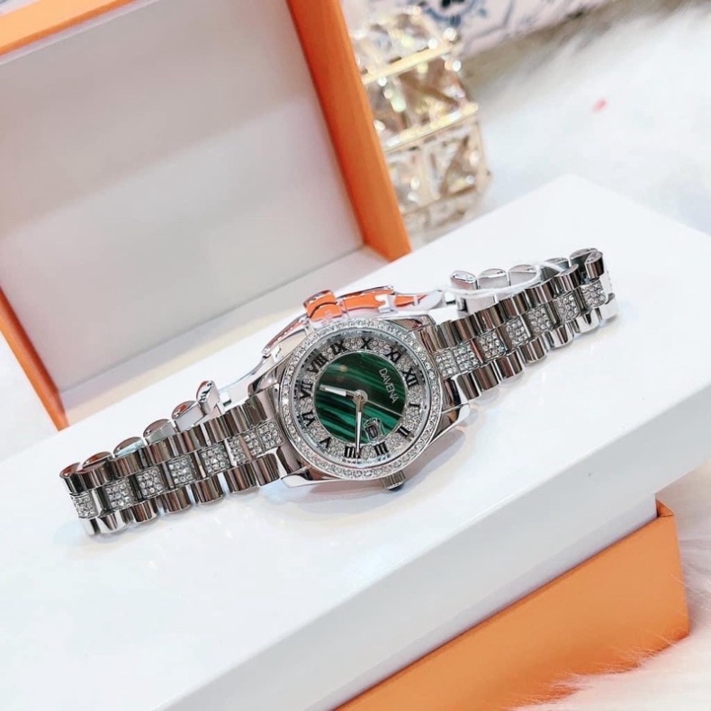 Đồng hồ nữ davena cấp siêu bền, cá tính hợp gu thời trang, chống nước, bảo hành 12 tháng, dong ho nu