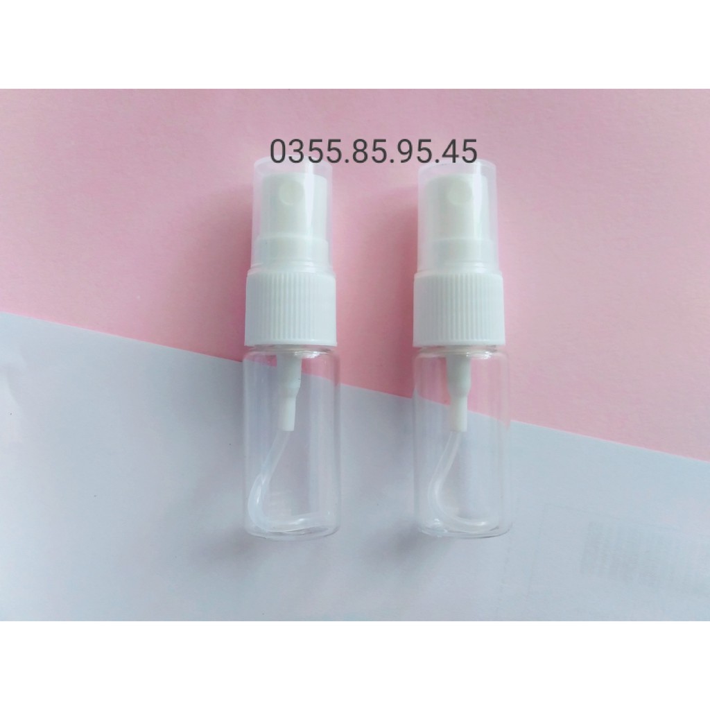 50 Chai xịt phun sương 5ml / 10ml / 15ml / 20ml / 30ml - chai lọ nhựa chiết mỹ phẩm , nước hoa du lịch