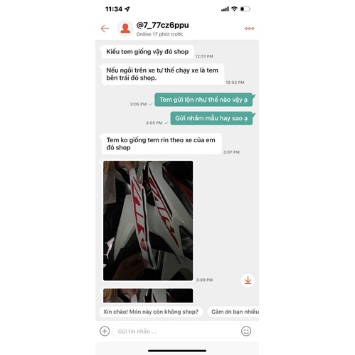 Tem Vario 150 mẫu 2020