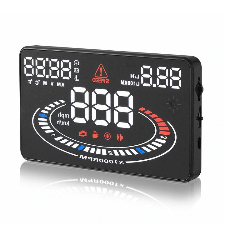 HUD Hiển Thị Cảnh Báo Tốc Độ Lên Kính Lái E300, CAO CẤP