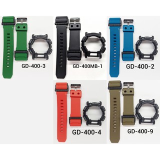 87wg casio g-shock band and bezel gd400 100% original gd-400
