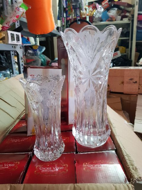 Bình hoa thủy tinh cao cấp 20cm,25cm và 30cm