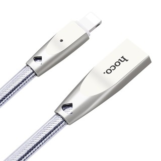 Dây cáp lightning bọc silicon chống đứt 1m2 & 2m Hoco - U9
