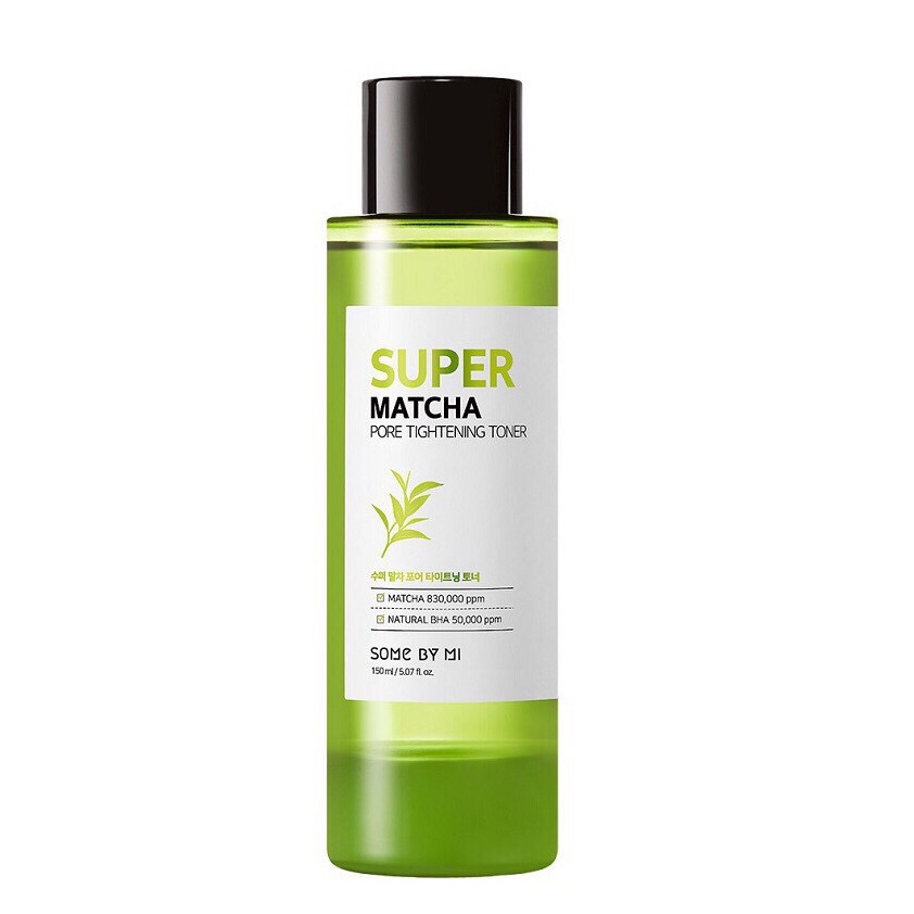 Nước Hoa Hồng Se Khít Lỗ Chân Lông Some By Mi Super Matcha Pore Tightening Toner 150ml