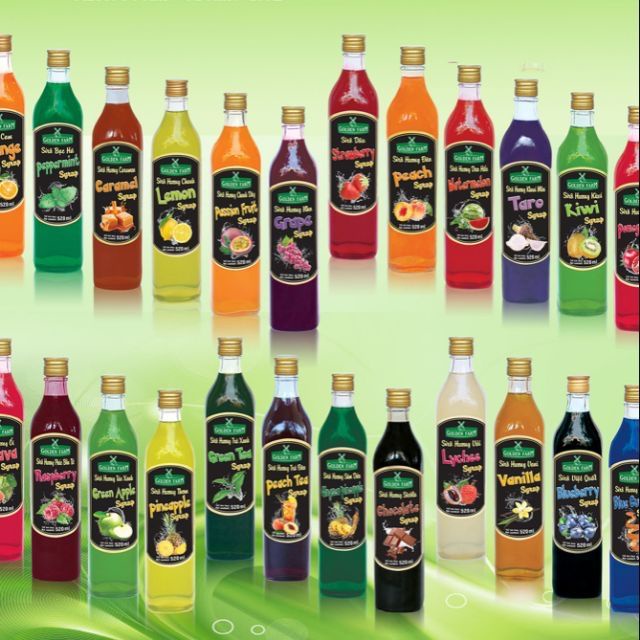 Syrup hoa quả GoldenFarm 520ml