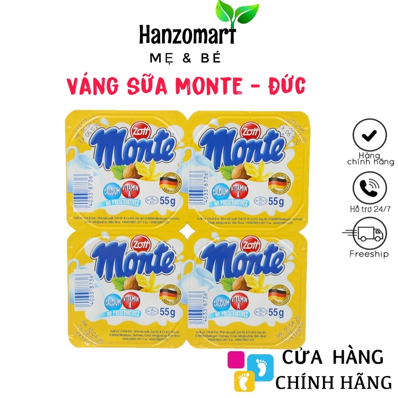 Váng sữa MONTE ZOTT cho bé ăn dặm