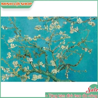 Mẫu tranh canvas almond blossom, 1890 vincent van gogh vangogh06
