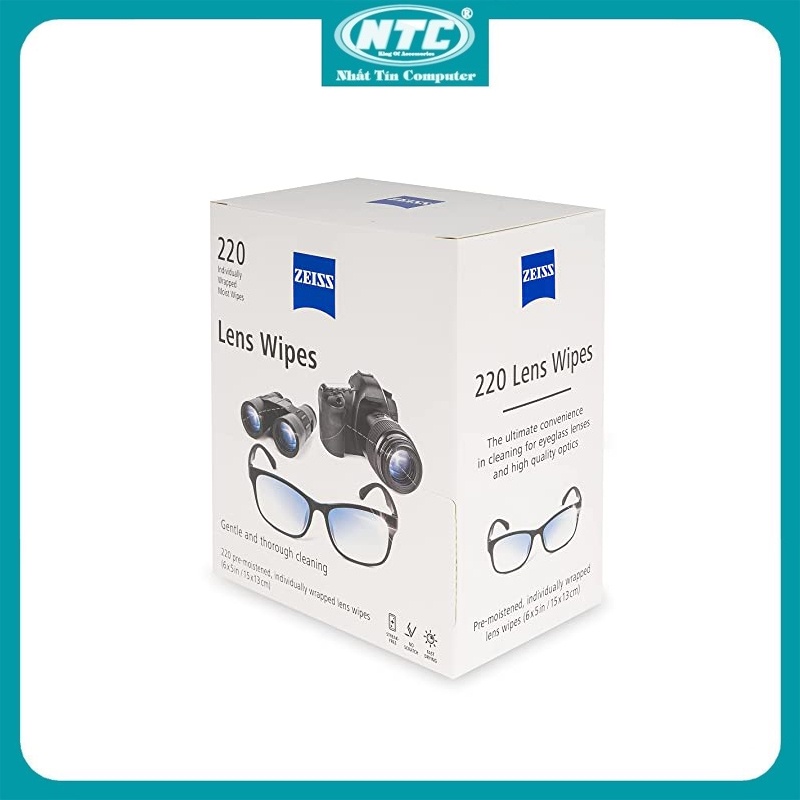 Giấy Zeiss Lens Wipes - Giấy lau Lens, ống kính, lens máy ảnh, ống nhòm, màn hình máy tính  - Nhất Tín Computer