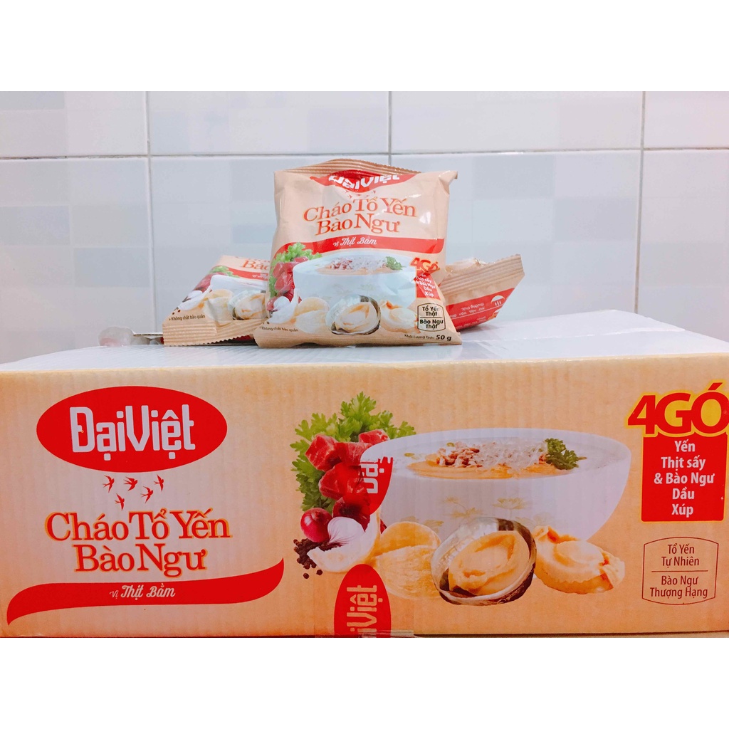 1 BỊCH CHÁO TỔ YẾN BÀO NGƯ ĐẠI VIỆT - THỊT BẰM