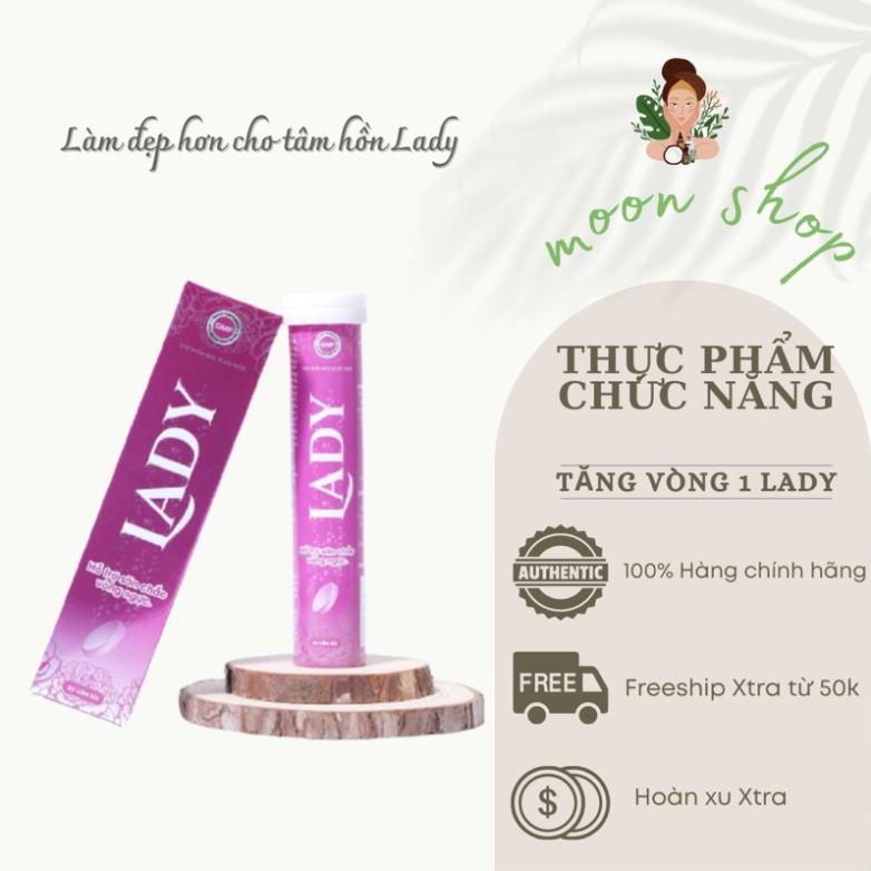 Viên sủi nở ngực Lady chính hãng, tăng kích thước vòng 1 hiệu quả, tăng size săn chắc vòng 1