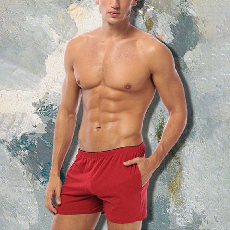 Quần Short Thể Thao Chất Liệu Cotton Thoáng Khí Thời Trang Cho Nam
