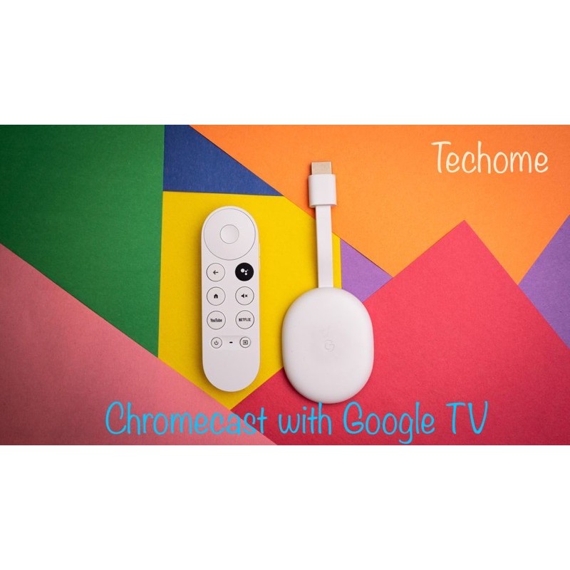 Chromecast with Google TV - Có Tiếng Việt - Thiết bị truyền nội dung lên TV tích hợp trợ lý Google
