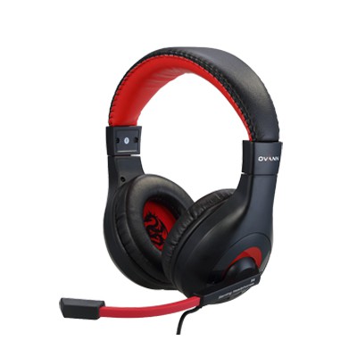 Tai nghe chụp tai Ovann X4 Pro Gaming Headsets Ovann X4 (Đen Đỏ)+ Tặng đầu chia âm thanh 2 cổng Jack 3.5mm