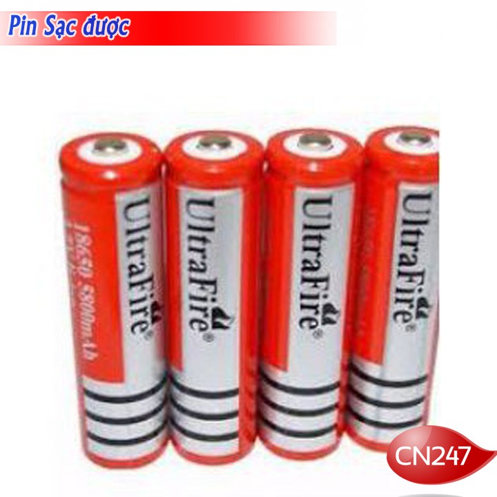 Cell pin Li-Ion 3.7V Ultra Fire 18650 Pin 4200 dùng cho đèn pin tự vệ Cell pin UltraFire có thể sạc - pin đèn pin tự vệ