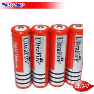 Cell pin Li-Ion 3.7V Ultra Fire 18650 Pin 4200 dùng cho đèn pin tự vệ Cell pin UltraFire có thể sạc - pin đèn pin tự vệ