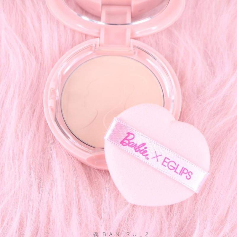 Phấn phủ kiềm dầu Eglips x Barbie Blur Powder Pact